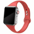 thumbnail image 1 of LEIXIUER Slim Silicone strap Compatible with Apple watch Bands 38mm 40mm 41mm 44mm 45mm 42mm Ultra 49mm for iWatch Series 8 7 SE 6 5 4 3 2 1 Silicone Sport wrsitband bracelet correa, 1 of 7