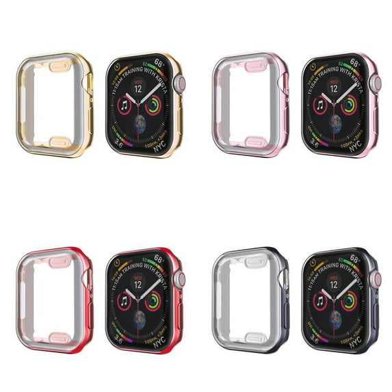 LEIXIUER Soft TPU Screen Protector Case Compatible with Apple Watch Cover 45mm 44mm 42mm 41mm 40mm 38mm Shell Protector Bumper for iWatch Sereies 9 8 7 6 5 4 3 2 1 SE SE2