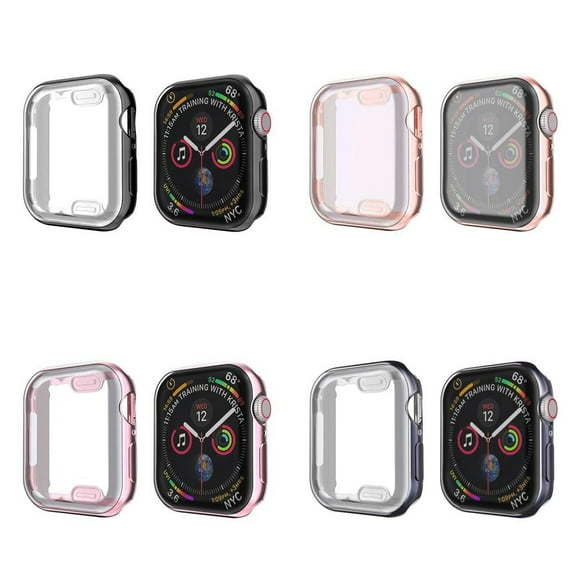LEIXIUER Soft TPU Screen Protector Case Compatible with Apple Watch Cover 45mm 44mm 42mm 41mm 40mm 38mm Shell Protector Bumper for iWatch Sereies 9 8 7 6 5 4 3 2 1 SE SE2