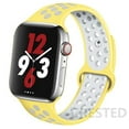 thumbnail image 1 of LEIXIUER Sport Band Compatible with Apple Watch Bands 40mm 44mm 42mm 38mm 41mm 45mm Ultra 49mm, Silicone Strap Smartwatch Wristbands Adjustable Breathable for iWatch Series 9 8 7 SE 6 5 4 3 2 1, 1 of 12