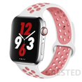 thumbnail image 1 of LEIXIUER Sport Band Compatible with Apple Watch Bands 40mm 44mm 42mm 38mm 41mm 45mm Ultra 49mm, Silicone Strap Smartwatch Wristbands Adjustable Breathable for iWatch Series 9 8 7 SE 6 5 4 3 2 1, 1 of 12