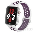 thumbnail image 1 of LEIXIUER Sport Band Compatible with Apple Watch Bands 40mm 44mm 42mm 38mm 41mm 45mm Ultra 49mm, Silicone Strap Smartwatch Wristbands Adjustable Breathable for iWatch Series 9 8 7 SE 6 5 4 3 2 1, 1 of 12