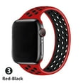 thumbnail image 1 of LEIXIUER Sport Band Compatible with Apple Watch Bands 45mm 44mm Ultra 49mm 42mm 41mm 40mm 38mm, Solo loop Strap Breathable Silicone Wristbands for iWatch Series 9 8 7 SE 6 5 4 3 2 1 Women Men, 1 of 8