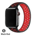 thumbnail image 1 of LEIXIUER Sport Band Compatible with Apple Watch Bands 45mm 44mm Ultra 49mm 42mm 41mm 40mm 38mm, Solo loop Strap Breathable Silicone Wristbands for iWatch Series 9 8 7 SE 6 5 4 3 2 1 Women Men, 1 of 8