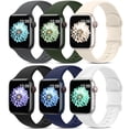 thumbnail image 1 of LEIXIUER Sport Bands Compatible with Apple Watch Band iwatch Bands 38mm 40mm 41mm 42mm 44mm 45mm 49mm,Soft Silicone Waterproof Strap for iWatch Apple Watch Series 9 Ultra 8 7 6 5 4 3 2 1 SE Women Men, 1 of 12