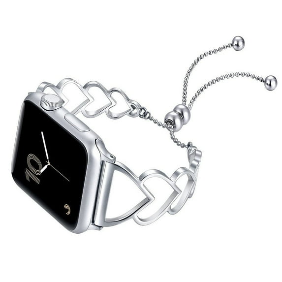 LEIXIUER Stainless Steel strap For Apple Watch bands 41mm 40mm 38mm Ultra 49mm 45mm 44mm 42mm Women, Metal Band Dressy Jewelry Strap for iwatch Series 9 8 7 6 5 4 3 2 1 SE