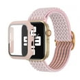 thumbnail image 1 of LEIXIUER Stretchy Bands + Case Compatible with Apple Watch Bands iWatch Band 38mm 40mm 41mm 42mm 44mm 45mm, Adjustable Weave Nylon Braided Solo Loop Band Women Men for iWatch Series 9 8 7 SE 6 5 4 3 2, 1 of 16