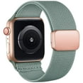 thumbnail image 1 of LEIXIUER Stretchy Braided Loop Compatible with Apple Watch Band iWatch Bands 41mm 40mm 38mm 49mm 45mm 44mm 42mm Men Women, Elastic Nylon Magnetic Clasp for iWatch Ultra Series 9 8 7 SE 6 5 4 3 2 1, 1 of 15
