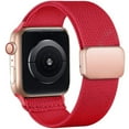thumbnail image 1 of LEIXIUER Stretchy Braided Loop Compatible with Apple Watch Band iWatch Bands 41mm 40mm 38mm 49mm 45mm 44mm 42mm Men Women, Elastic Nylon Magnetic Clasp for iWatch Ultra Series 9 8 7 SE 6 5 4 3 2 1, 1 of 15