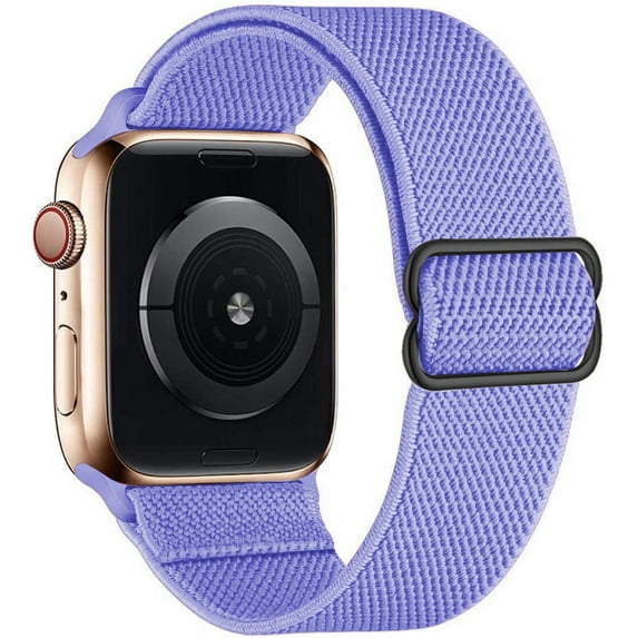 LEIXIUER Stretchy Solo Loop Strap Compatible with Apple Watch Bands 38mm 40mm 41mm 45mm 44mm 42mm 49mm, Adjustable Braided Weave Nylon Band Women Men for iWatch Series 9 8 7 6 5 4 3 2 1 se ultra