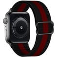 thumbnail image 1 of LEIXIUER Stretchy Solo Loop Strap Compatible with Apple Watch Bands 38mm 40mm 41mm 45mm 44mm 42mm 49mm, Adjustable Braided Weave Nylon Band Women Men for iWatch Series 9 8 7 6 5 4 3 2 1 se ultra, 1 of 12