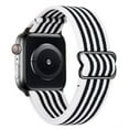 thumbnail image 1 of LEIXIUER Stretchy Solo Loop Strap Compatible with Apple Watch Bands 38mm 40mm 41mm 45mm 44mm 42mm 49mm, Adjustable Braided Weave Nylon Band Women Men for iWatch Series 9 8 7 6 5 4 3 2 1 se ultra, 1 of 12