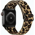 thumbnail image 1 of LEIXIUER Stretchy Solo Loop Strap Compatible with Apple Watch Bands 38mm 40mm 41mm 45mm 44mm 42mm 49mm, Adjustable Braided Weave Nylon Band Women Men for iWatch Series 9 8 7 6 5 4 3 2 1 se ultra, 1 of 12