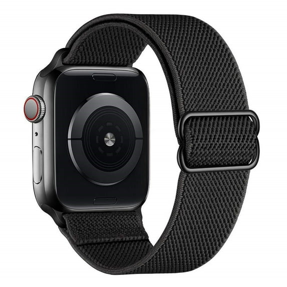 LEIXIUER Stretchy Solo Loop Strap Compatible with Apple Watch Bands 38mm 40mm 41mm 45mm 44mm 42mm 49mm, Adjustable Braided Weave Nylon Band Women Men for iWatch Series 9 8 7 6 5 4 3 2 1 se ultra
