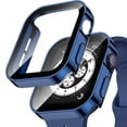thumbnail image 1 of LEIXIUER Waterproof Hard Case for Apple Watch Case 45mm 41mm 44mm 40mm with Tempered Glass Screen Protector, Accessories Ultra-Thin Durable Waterproof Protective Cover for iWatch SE 6 7 4 5 -Blue, 1 of 8