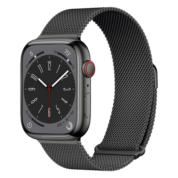 LEIXIUER Women Milanese Loop Stainless Steel Metal Strap Compatible with Apple Watch Bands 41mm 40mm 38mm 49mm 45mm 44mm 42mm Men Magnetic Wristbands for iWatch Series 9 8 7 6 5 4 3 2 1 Se Ultra Strap