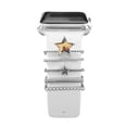 thumbnail image 1 of LEIXIUER Women Sport Silicone Bnad + Decoration Trinkets Compatible with Apple Watch Bands 41mm 40mm 38mm 49mm 45mm 44mm 42mm, Adjustable Sprot Band Replacement iWatch Series 9 8 7 6 5 4 3 2 SE Ultra, 1 of 12