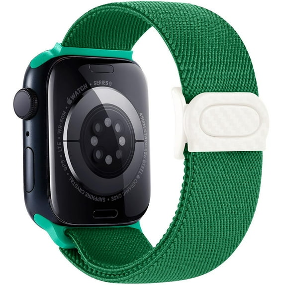LEIXIUER Women Stretchy Bands Compatible for Apple Watch Band iwatch Bands 41mm 40mm 38mm 49mm 45mm 44mm 42mm Elastic Adjustable Nylon Sport Loop for iWatch Series 9 8 7 SE 6 5 4 3 Ultra 2