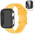 thumbnail image 1 of LEIXIUER iphone Bands Compatible with Apple Watch Band and Case 49mm 45mm 44mm 41mm 40mm Silicone Sport Band for Apple Watch Sereis 9 8 7 6 5 4 3 SE Ultra, 1 of 13