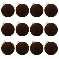 LEJHVAQK 12PCS Christmas Ball Flocked Minimalist Pure Color Christmas Ornaments, Shatterproof Christmas Tree Ornament Decorations for Holiday Party, Wedding or Home Décor