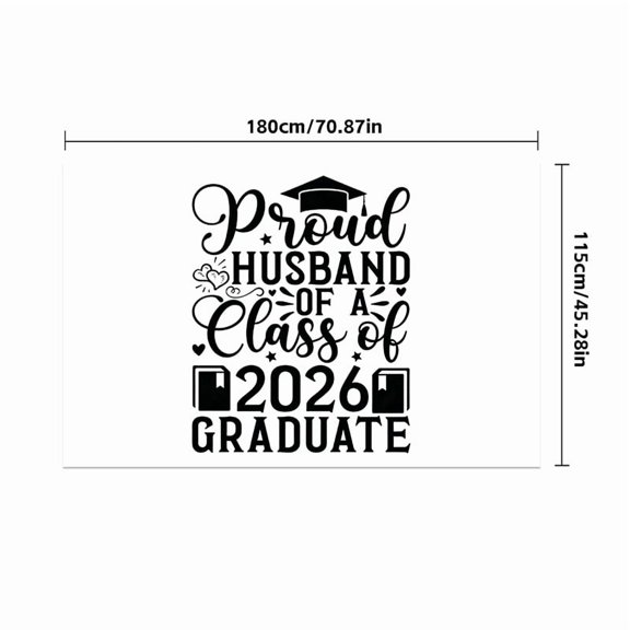 LEJHVAQK 2026 Graduation Backdrop Class of 2026 Photography Background Large Fabric Banner for Congrats Grad Party Supplies & Photo Booth Studio Decor