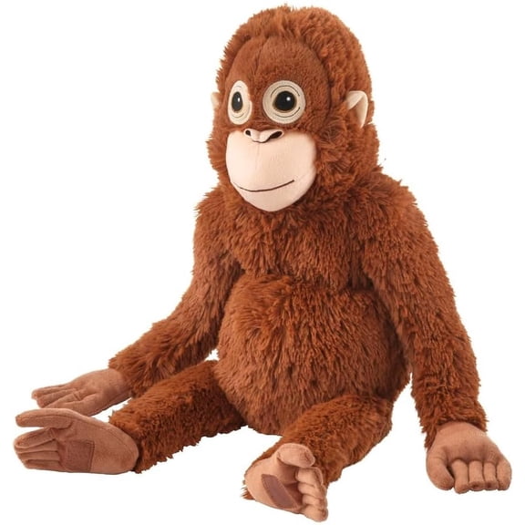 LEJHVAQK 63" Jumbo Punch Monkey Plush Toy - Ultra-Soft & Huggable Jumbo Monkey Stuffed Animal - Realistic Jungle Friend with Eco-Friendly Cotton - Washable & Safe Gift