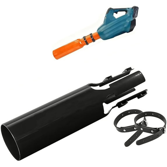 LEJHVAQK Blower Attachment, Leaf Blower Air Booster, Leaf Blower Attachment, Universal Fit - with Any Nozzle from 2 to 4 in