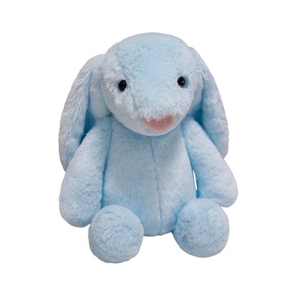 LEJHVAQK Bunny Stuffed Animal - 15.7 Inch Cuddly Plush Rabbit Toy - Collectible Seated Throw Pillow - Ideal Birthday and Holiday Gift for All