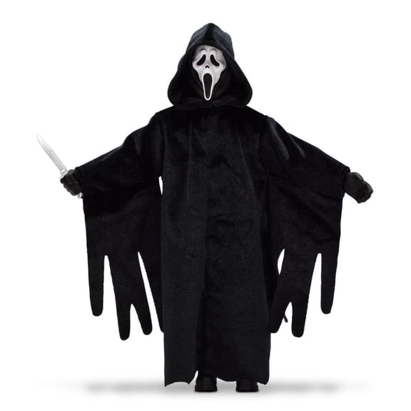 LEJHVAQK Scream 7 Ghostface Plush Doll - 7.8" Soft Cuddly Horror Figure - Premium Velvet Fabric Ghost Face Collectible with Iconic Cloak - 2026 New Gift for Horror Fans, Movie Night & Halloween Decor