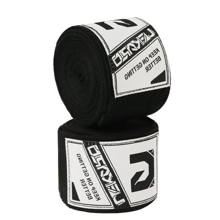 LEKÄRO Elastic Cotton Boxing Hand Wraps for Muay Thai MMA Training for Men & Women