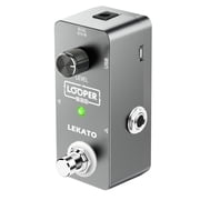 LEKATO Looper Guitar Effect Pedal Looper Guitar Pedal 5 Min Unlimited Overdubs Loop Pedal 300s Single Loop Recording Mini Pedal