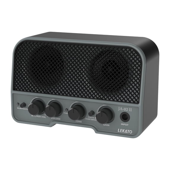 LEKATO Mini Guitar Amp 5W Rechargeable Electric Guitar Amplifier Clean&Overdrive Effects Bluetooth Guitar Amp Portable for Daily Practice