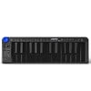 LEKATO Mini MIDI Keyboard 25 Key MIDI Controller Bluetooth MIDI Keyboard with Velocity-Sensitive Mini Keys 360 Knob and Music Production Small MIDI Keyboard Rechargeable
