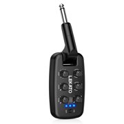 LEKATO PA-2 Guitar Headphone Amp for Electric Guitar Headphone Amplifier for Portable Practice 9 Amp Models 3 Mod Effects 3 Space Effects with Bluetooth Receiver USB OTG Recording