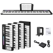 LEKATO Portable Piano Keyboard, 4 pcs Magnetic Electric Piano with Up to 88 Keys, 128 Tones, 128 Rhythm, 21 Demo, Split, Dual Tone, Record, Bluetooth MIDI, Headphone Jack, for Beginners Home Travel