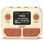 LEKATO Portable Pocket Multi Effects Pedal, 100+ Built-in Guitar/Bass/Acoustic Effects, Amp Modeling, IR Cabinets Simulation, Stereo OTG USB Audio Interface, Rechargeable Guitar Pedal