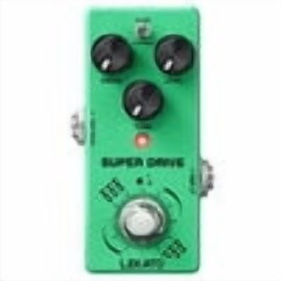 LEKATO SUPER DRIVE OD-02 Mini Overdrive Guitar Pedal TS Green Box Overdrive 2 Modes Super and Normal for Electric Guitar True Bypass