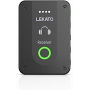 LEKATO Wireless in Ear Monitor System MS-2, Upgraded 2.4G Stereo IEM System Low Latency Receiver with Beltpack, Auto-Pairing,One to More, in-Ear Monitoring for Church,Band,Singer,Stage