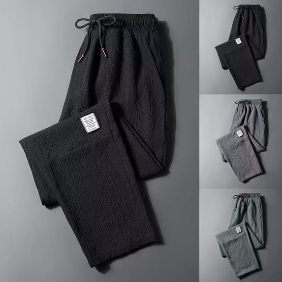 LEKDFST Baggy Sweatpants For Women Summer Lightweight Joggers Fashion Casual Ice Silk Thin Quick Drying Casual Loose Thin Straight Harun Cropped Athletic Sweat Pants For Womens Grey XXL