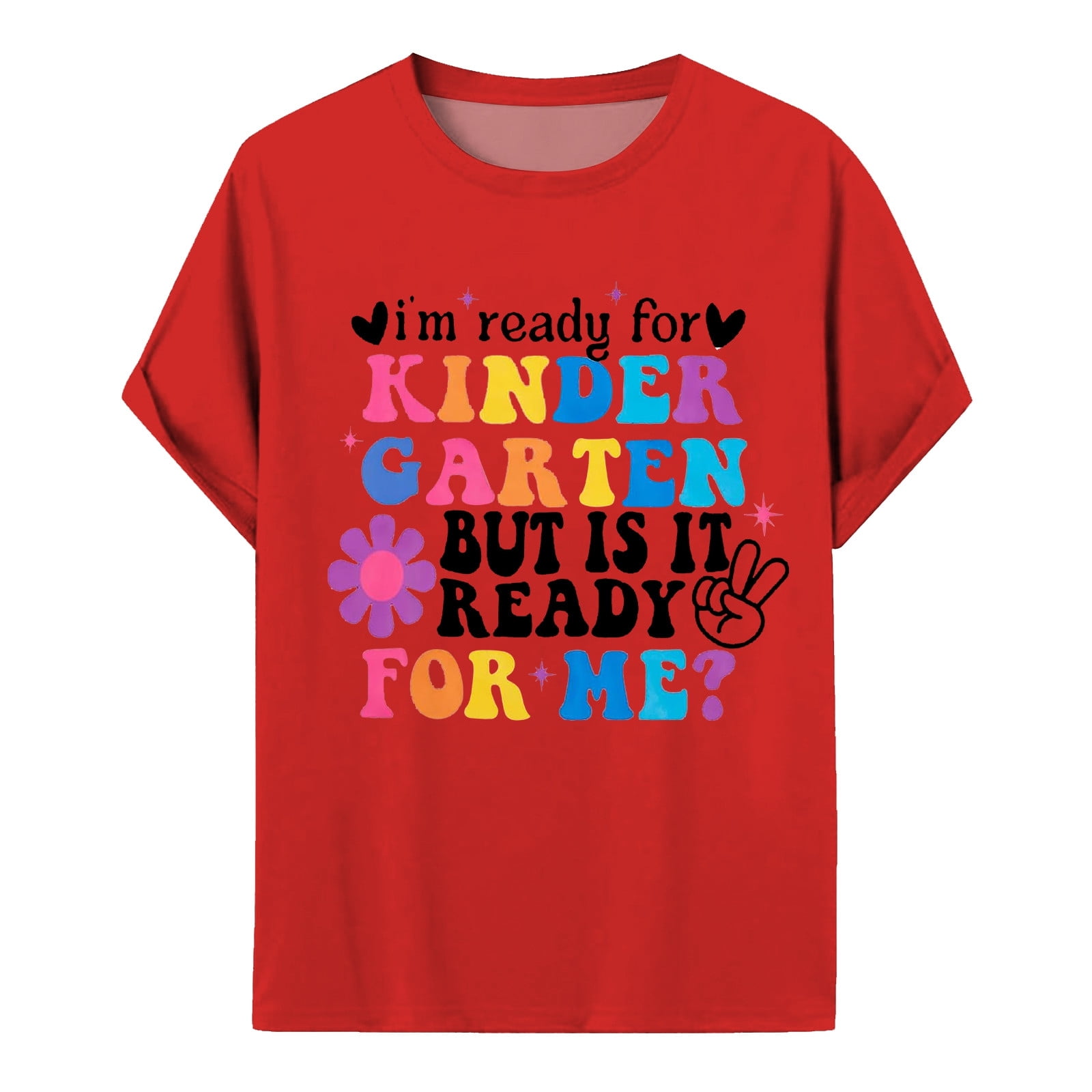 LEKDFST First Day Of Kindergarten Shirt for Boys Girls Back To School ...