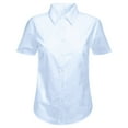 thumbnail image 1 of LEKDFST Girls White Dress Shirt Short Sleeve School Uniform Blouse Formal Button Down Top for Big Kids Back To School Outfits for Girls Blue 12 Years, 1 of 2