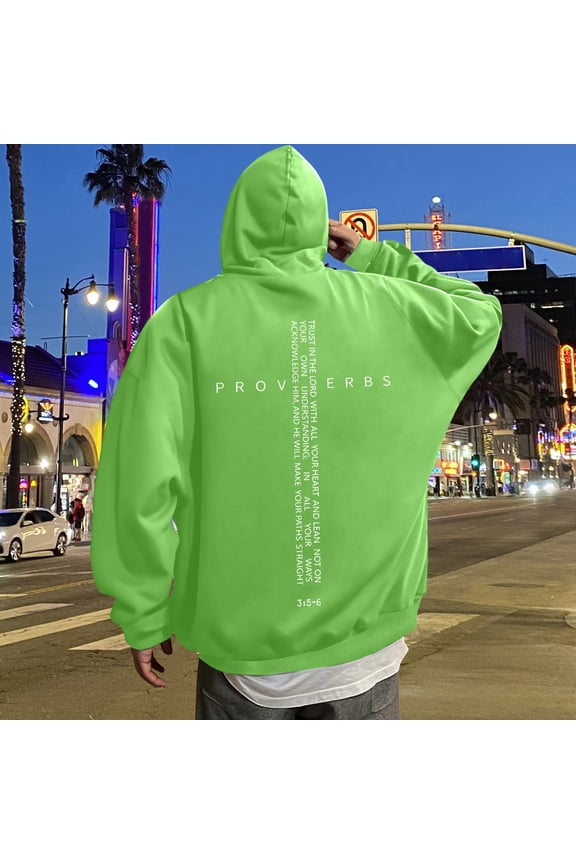 God Loves You Christian Hoodies for Men Faith Over Fear Hoodie Faith Sweatshirt Christian Religious Sayings Pullover Sweater Green S