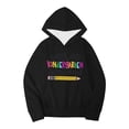 thumbnail image 1 of LEKDFST Watch Out Kindergarten Here I Come Hoodies for Girls Boy First Day of Kindergarten Sweatshirts Kids Back to School Outfits Black 18-24 Months, 1 of 4