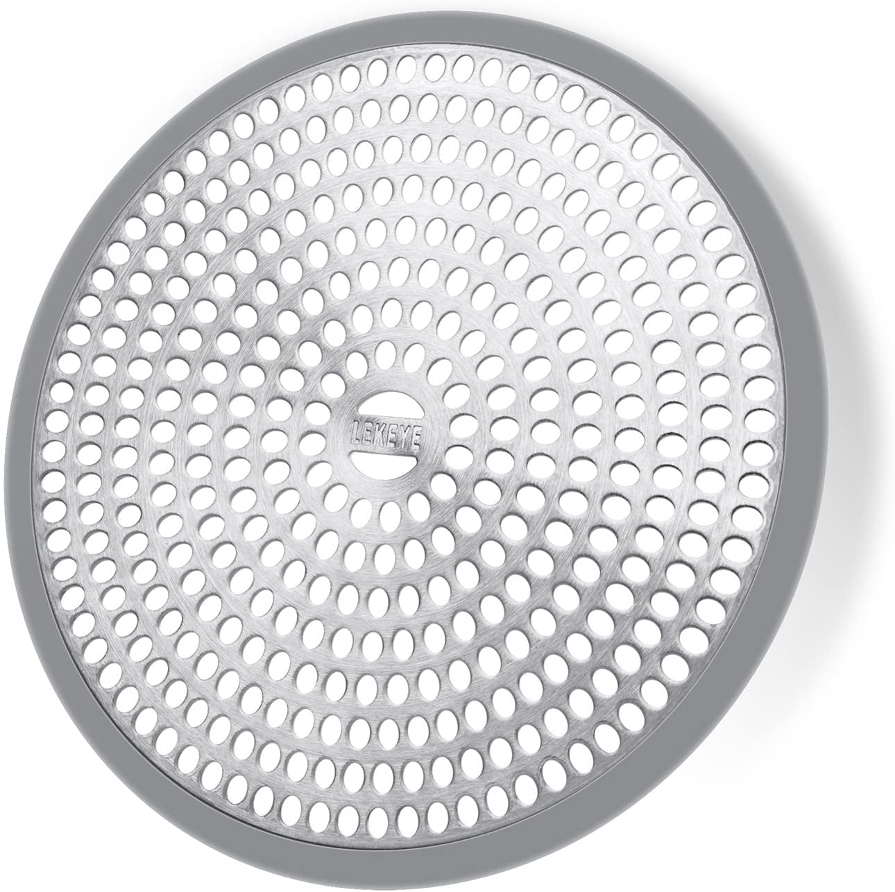 LEKEYE Shower Drain Hair Catcher/Strainer/Drain Protector/Stainless Steel and Silicone