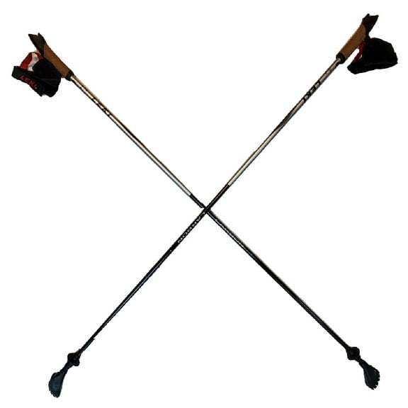 LEKI Nordic Walking Ultra Carbon HTS 6.0 Series Trekking Pole Silver 120cm/48in