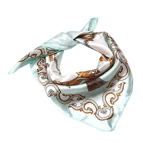 LEKODE Bandanas for Women Bag Scarf for Handbags Head Scarf Travel Scarf Neck Scarf for Women Scarf for Dress Vintage Soft Scarf Floral Fashion Scarf Headband Multi-color 4 One Size