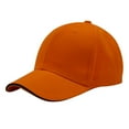 thumbnail image 1 of LEKODE Baseball Caps for Men Golf Clothes for Men Wide Brimmed Hat Summer Trucker Hat Women Waterproof Hats for Women Ballcaps Women Flat Hats for Men Orange One Size, 1 of 3