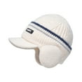thumbnail image 1 of LEKODE Beanie with Ears Winter Beanie with Brim and Ear Flaps Beanie for Men Western Hats for Women Straw Bucket Hat Fedora Hats for Women Sombrero Hats Beige One Size, 1 of 4