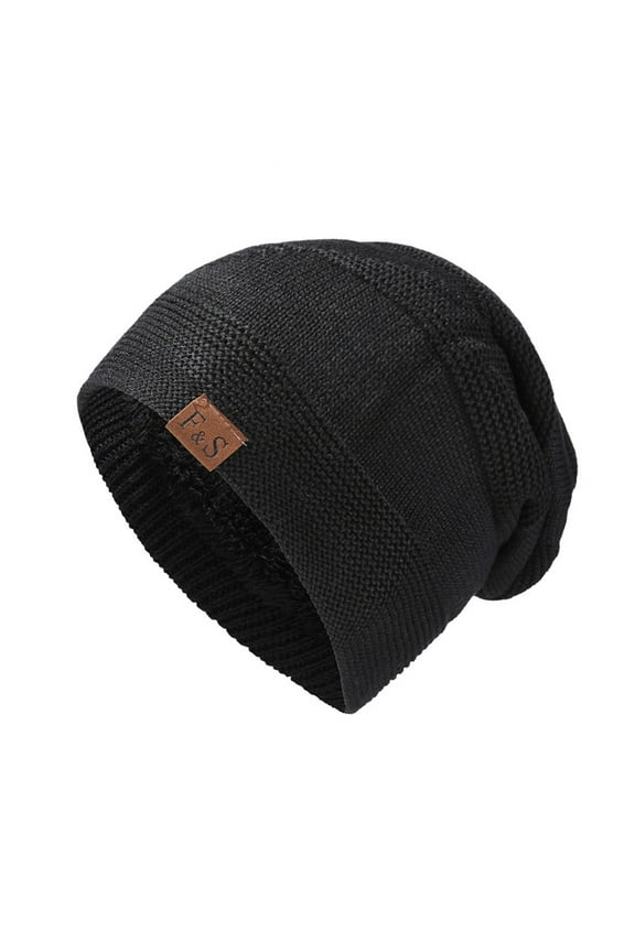 Beanie for Women Winter Hats Winter Hat Skully Cap for Men Beanies Hats Men Knitted Hat Summer Beanie Black M