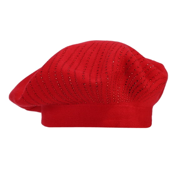 LEKODE Beret Hats for Women Artist Hat Fall Hat Beret for Men Caps for Men's Caps Newsboy Hats for Women Red 2 M